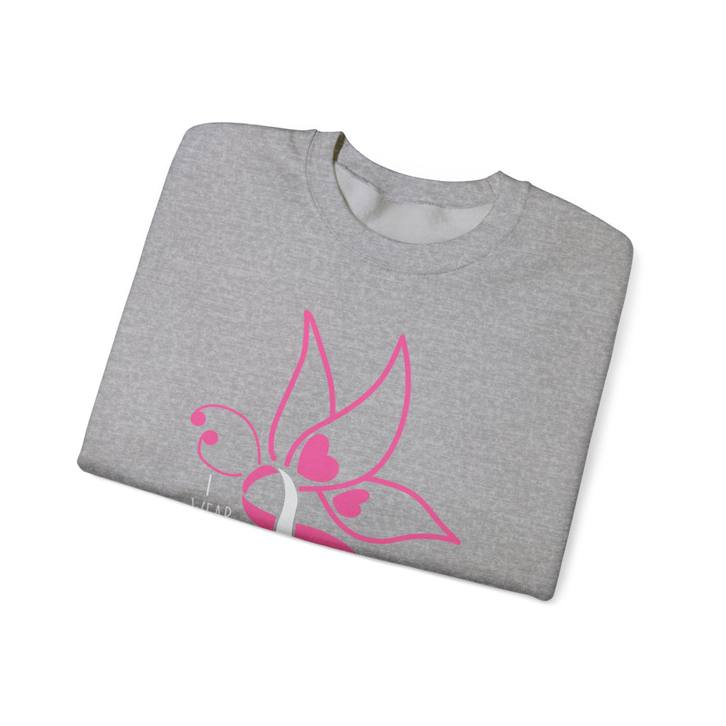 I Wear Pink for My Daughter Breast Cancer Sweatshirt