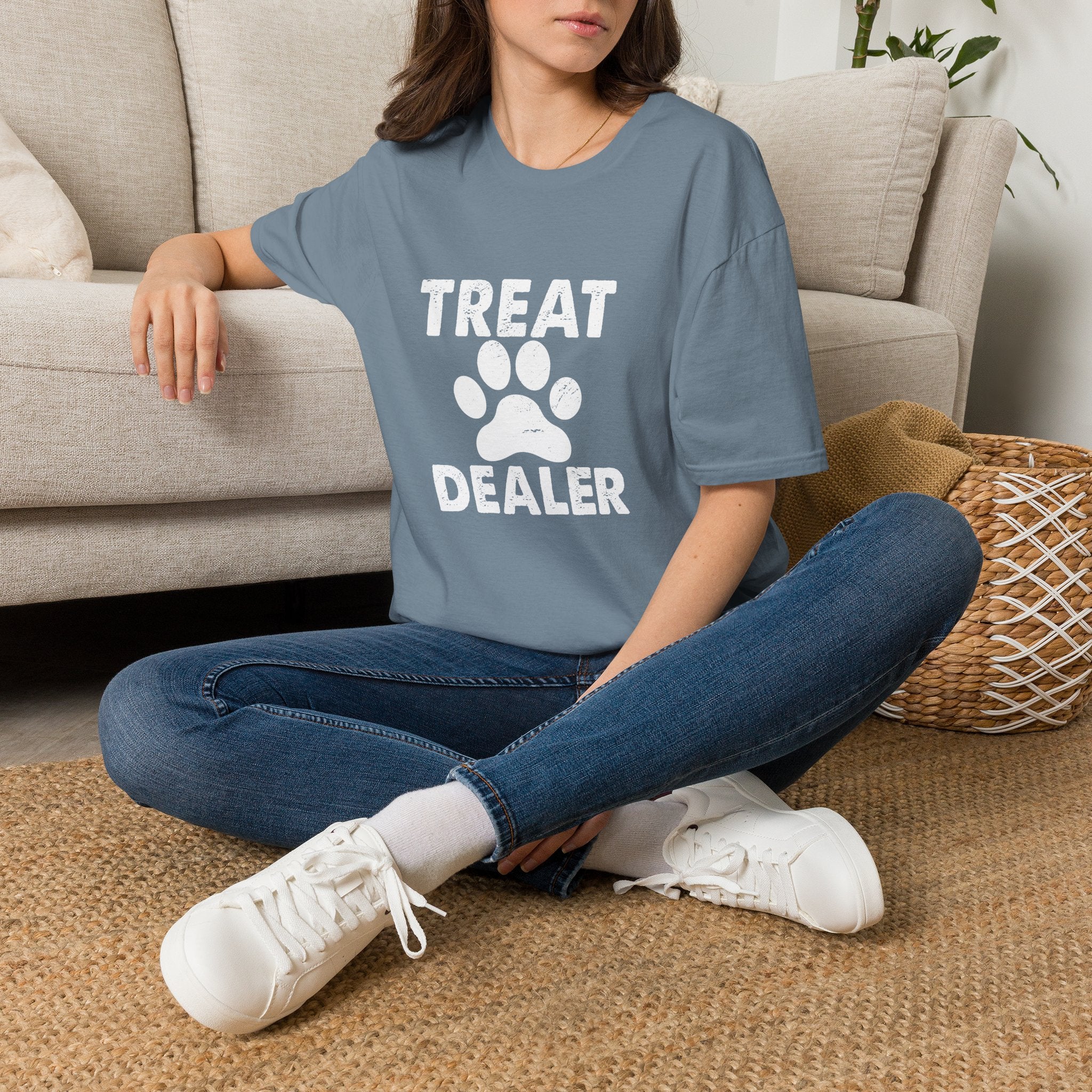 Treat Dealer T-Shirt — Funny Dog Paw Pet Lover Tee