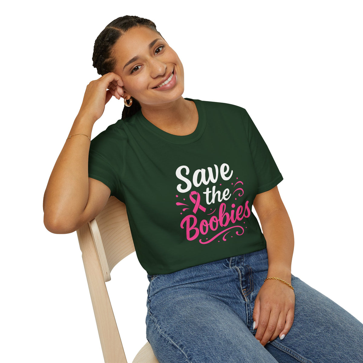 Save the Boobies Breast Cancer Awareness T-Shirt