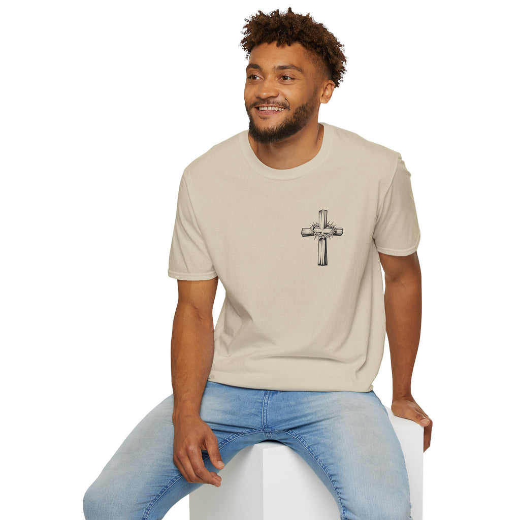 Cross with Crown of Thorns T-Shirt — Christian Faith Tee