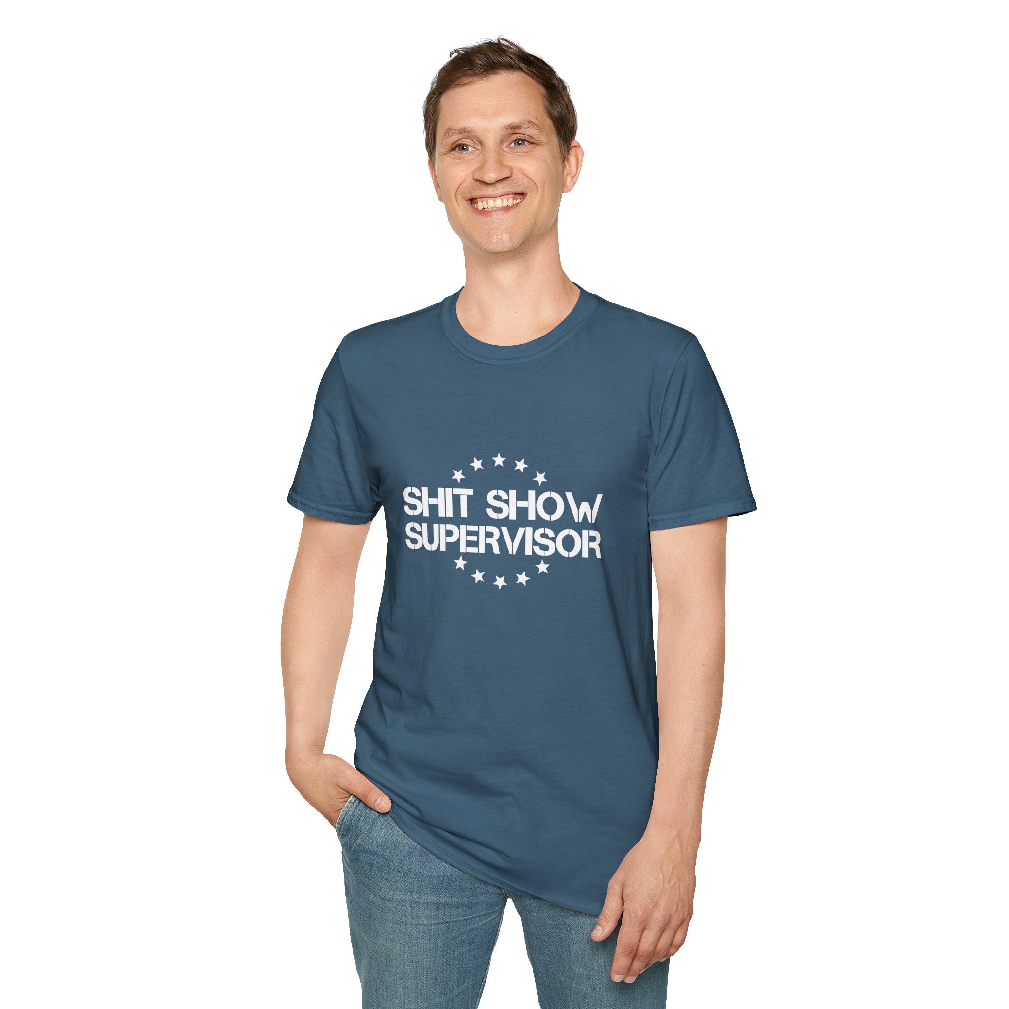 Shit Show Supervisor T-Shirt — Funny Sarcastic Gift for Her Work Humor Graphic Tee