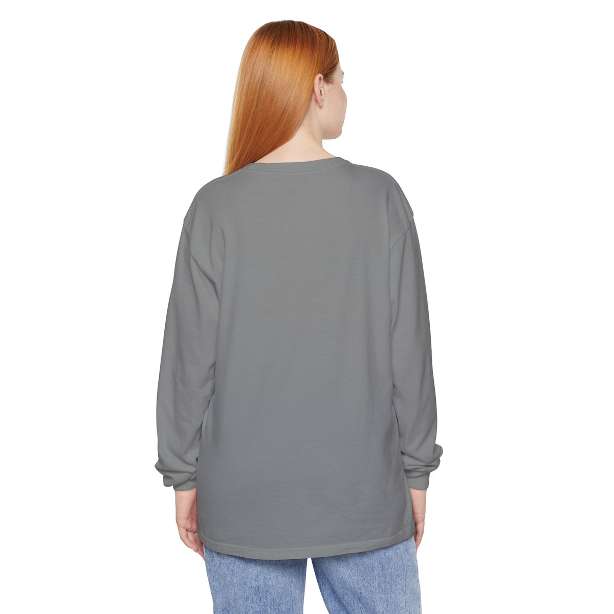 Thankful For Crewneck Long Sleeve Tee — Fall Thanksgiving Gratitude Shirt