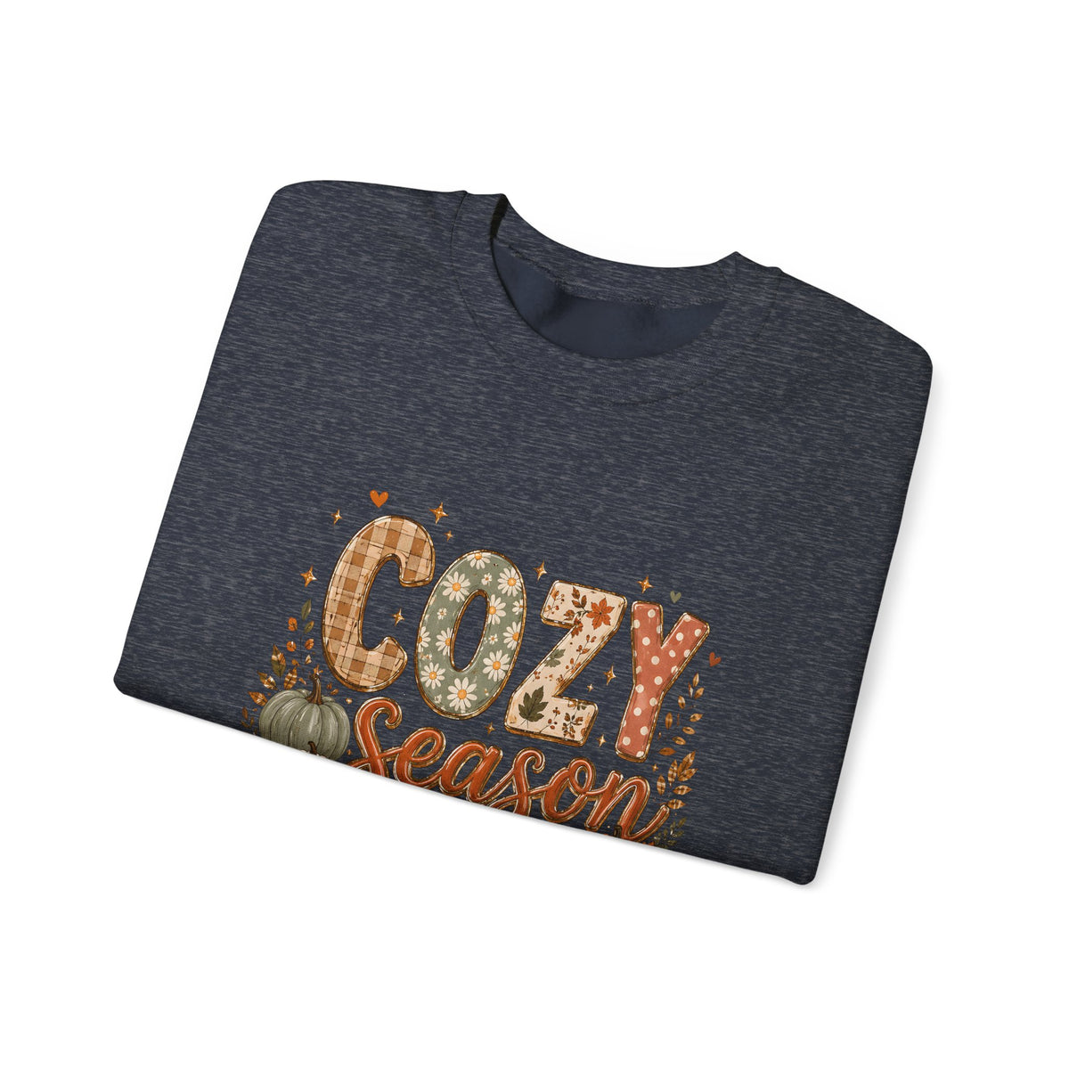 Cozy Season Autumn Pumpkin Crewneck Sweatshirt