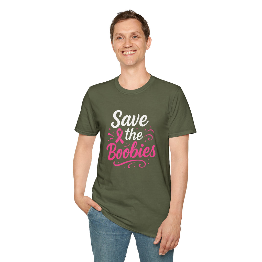 Save the Boobies Breast Cancer Awareness T-Shirt