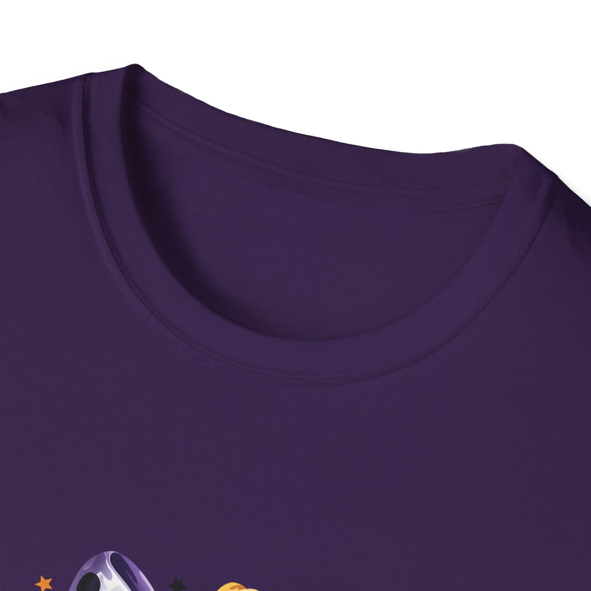 Halloween Pumpkin Bow T-Shirt — Cute Colorful Gift for Women Jack-O'-Lantern Tee