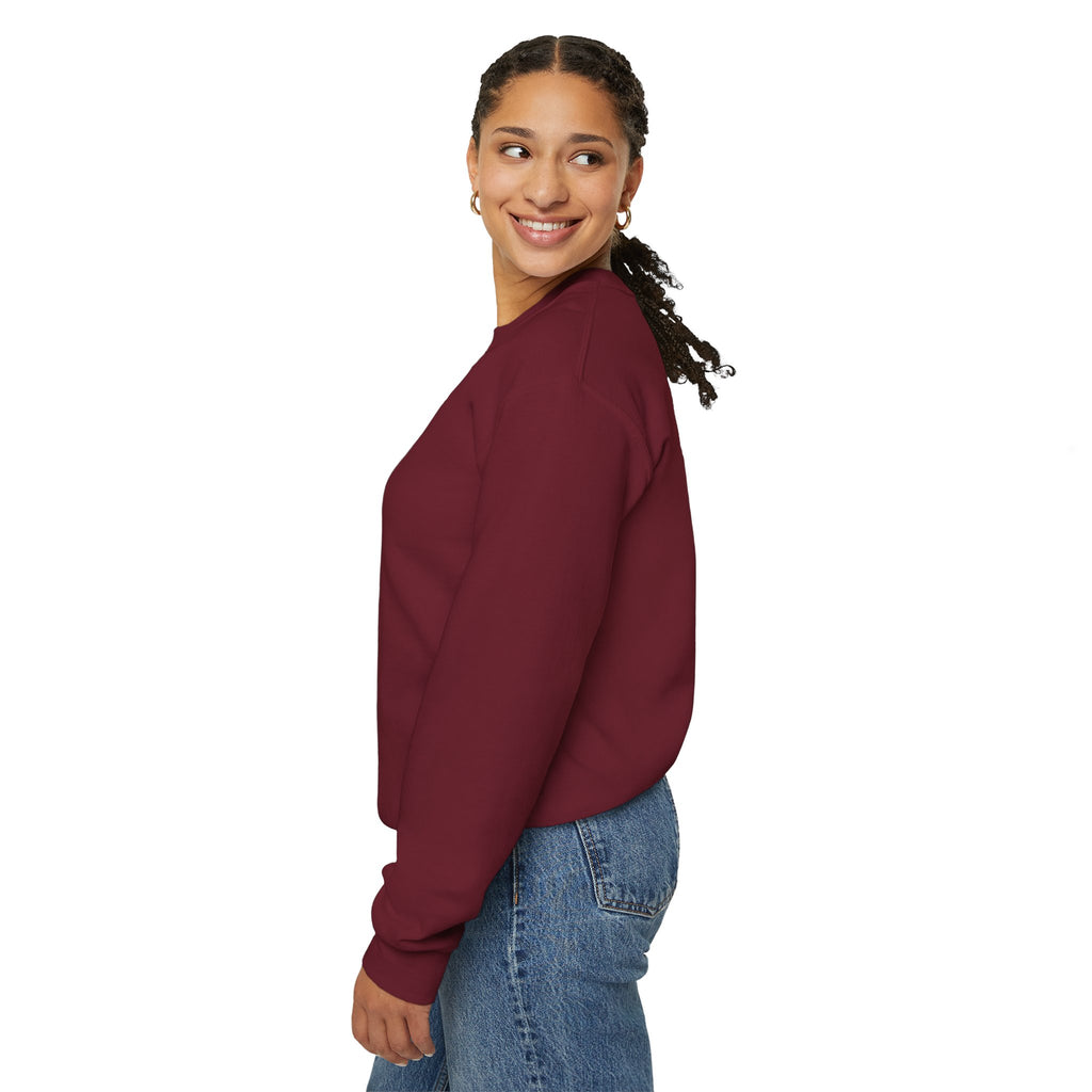 Cozy Autumn Plaid Bow Wreath Crewneck Sweatshirt