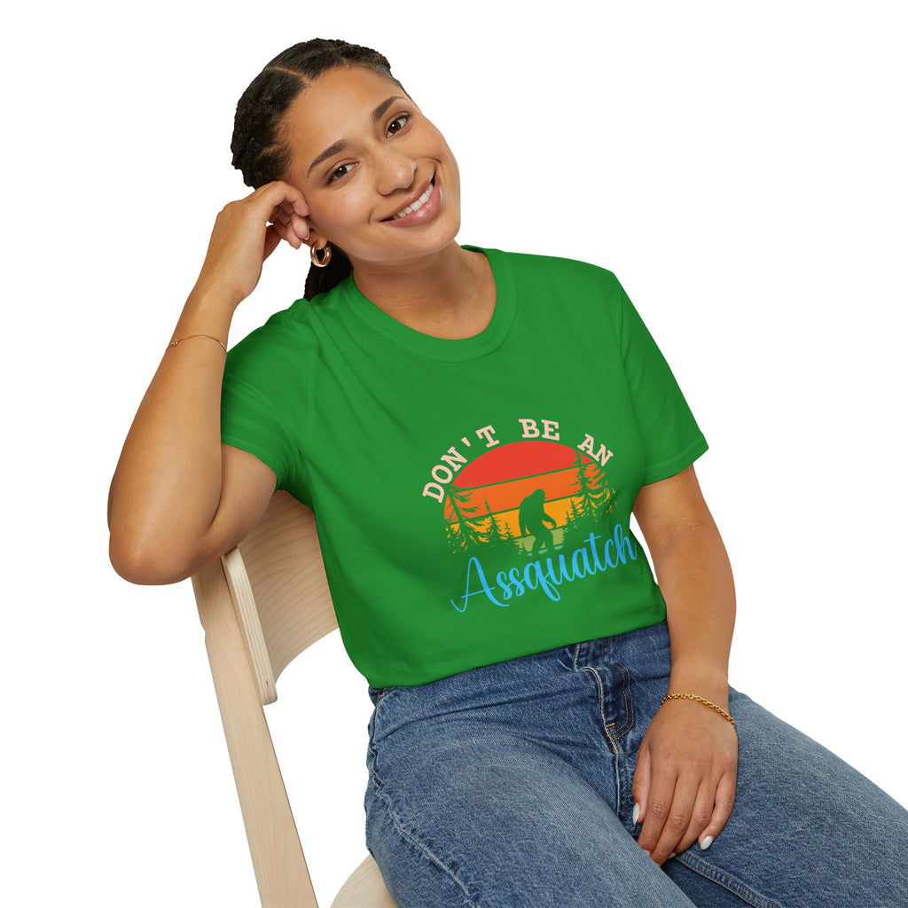 Don't Be An Assquatch T-Shirt — Funny Bigfoot Gift Sasquatch Sunset Graphic Tee