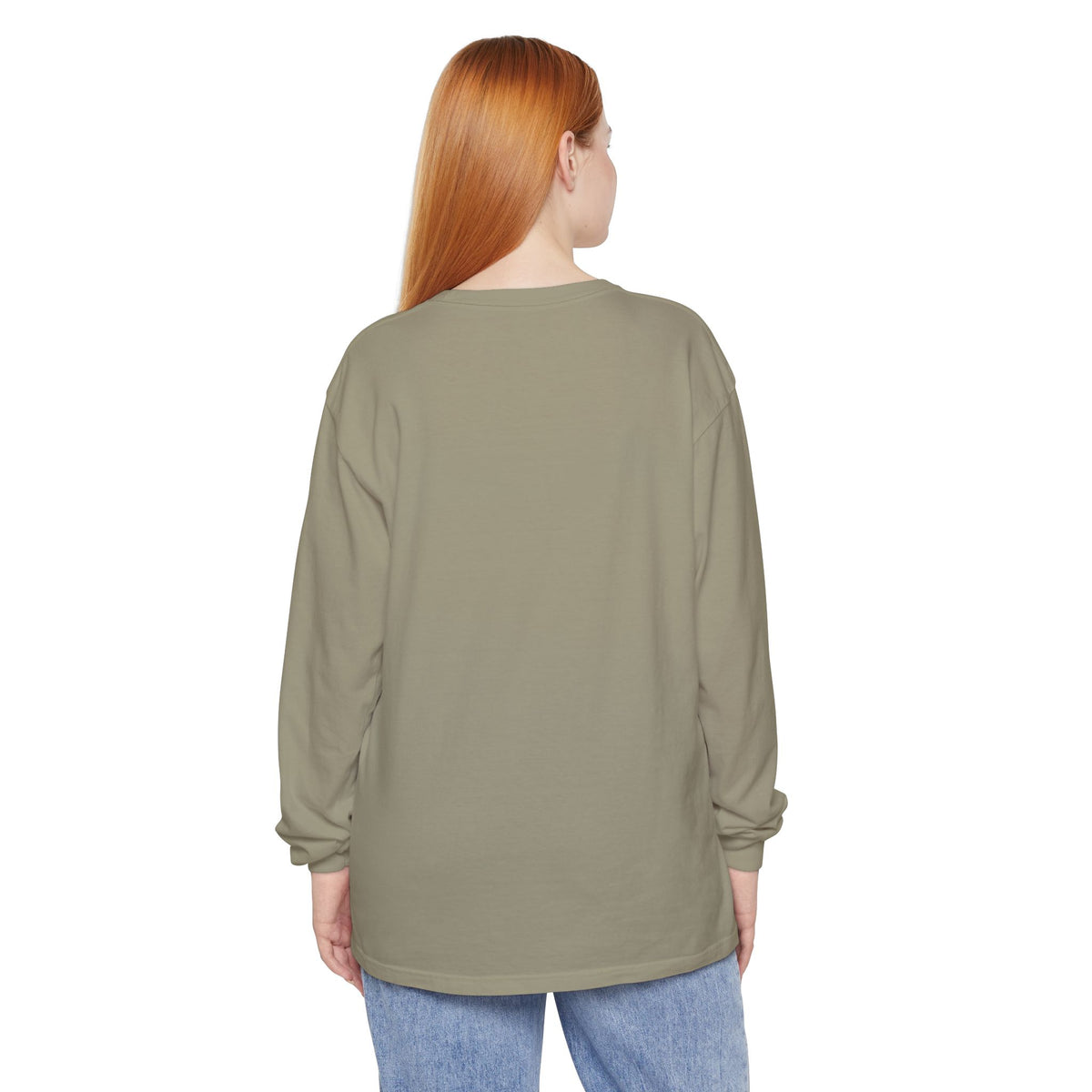 Thankful For Crewneck Long Sleeve Tee — Fall Thanksgiving Gratitude Shirt