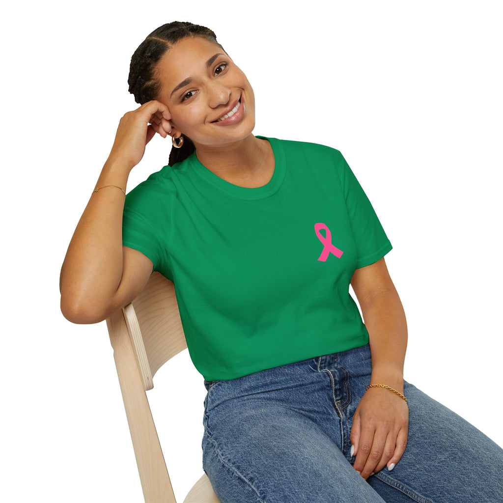Breast Cancer Awareness Ribbon T-Shirt — Pink Ribbon Support Tee
