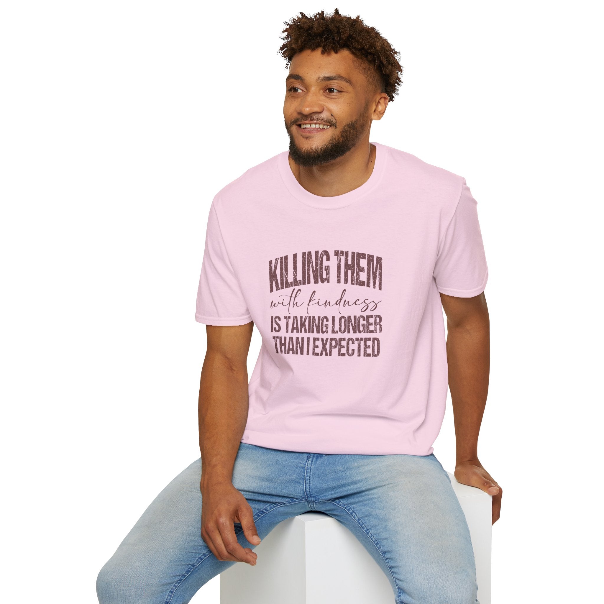 Killing Them With Kindness T-Shirt — Funny Motivational Gift for Women Vintage Tee