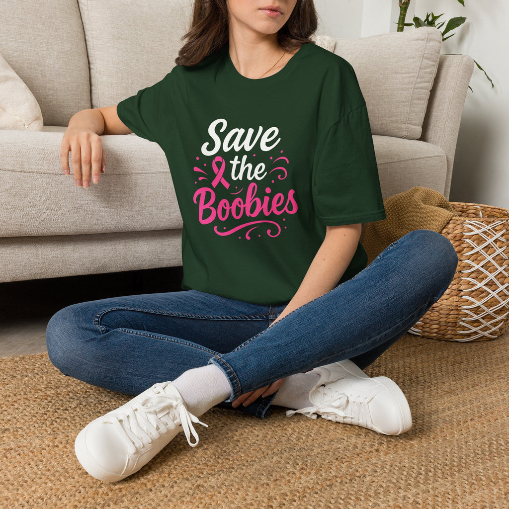 Save the Boobies Breast Cancer Awareness T-Shirt