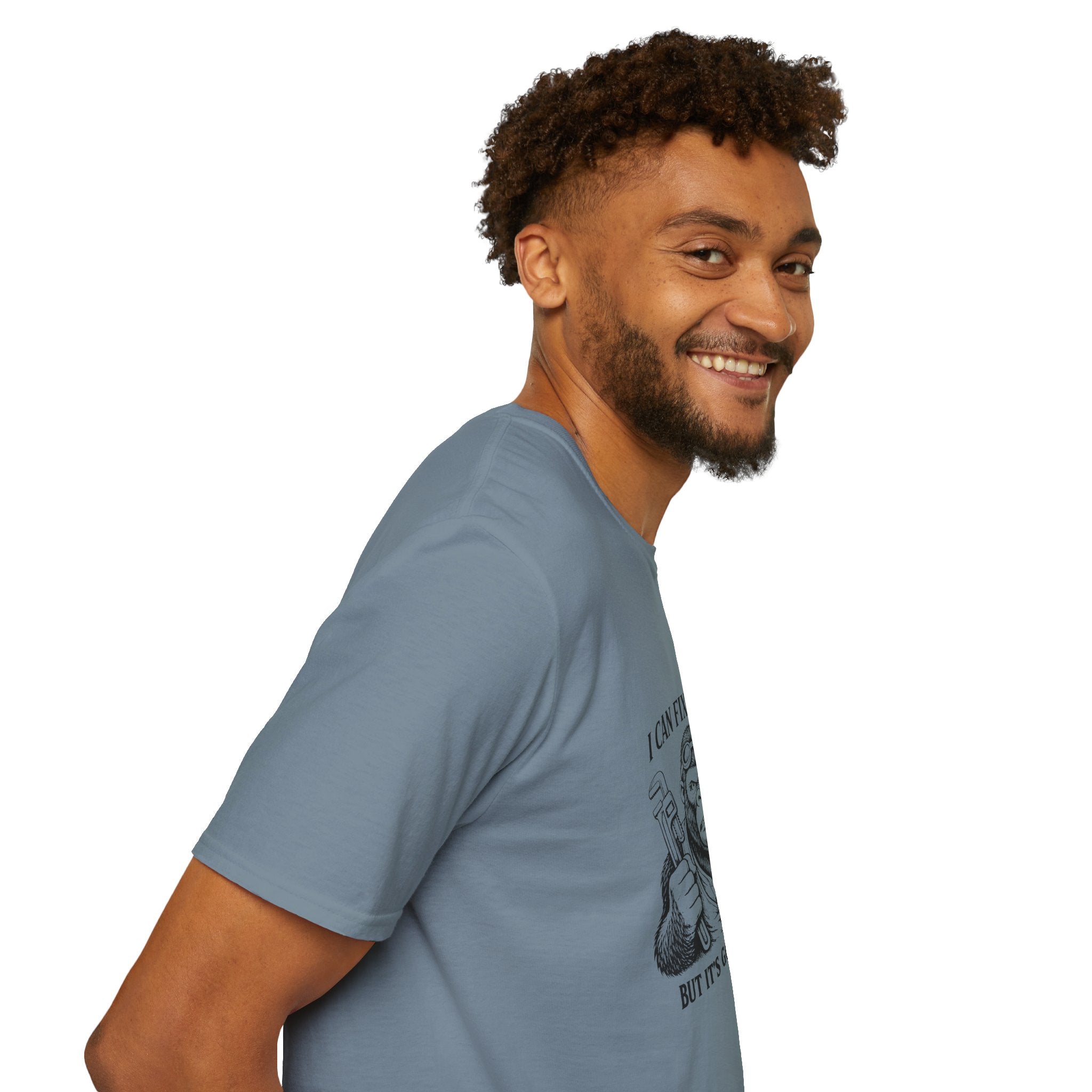 I Can Fix Stupid T-Shirt — Funny Mechanic Gift for Him Monkey Graphic Tee