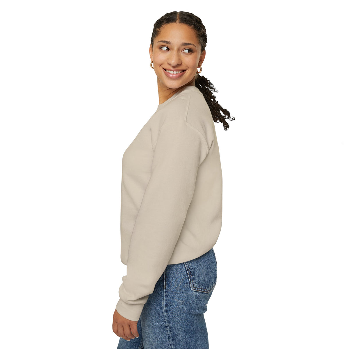 Thanksgiving Crewneck Sweatshirt — "Gobble Gobble 'til You Wobble" Turkey Design
