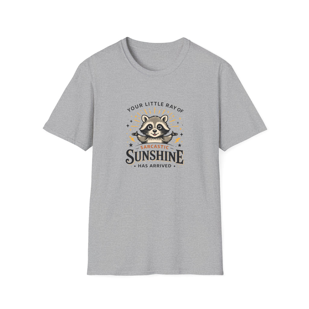 Your Little Ray of Sarcastic Sunshine Raccoon T-Shirt — Funny Gift for Her