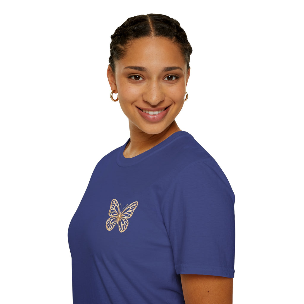 Created with a Purpose Butterfly T-Shirt Faith Graphic Tee