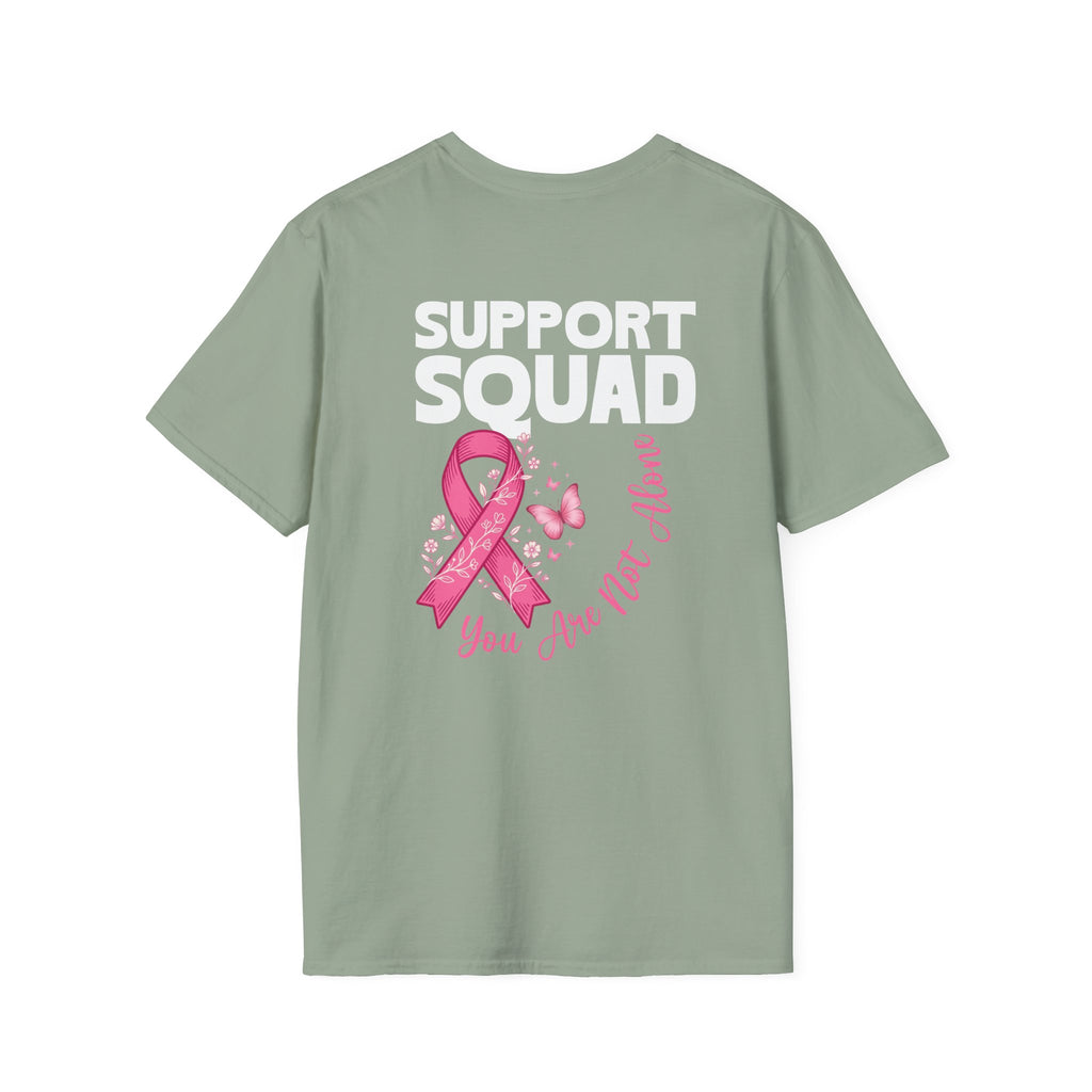 Pink Ribbon Support Squad Breast Cancer Awareness T-Shirt