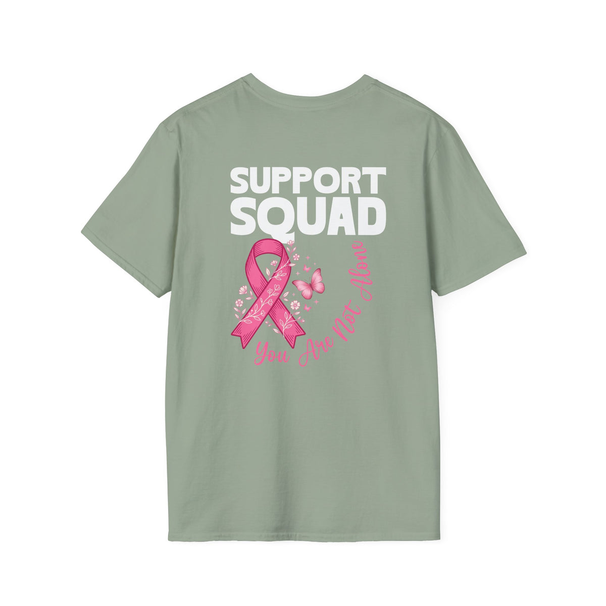 Pink Ribbon Support Squad Breast Cancer Awareness T-Shirt