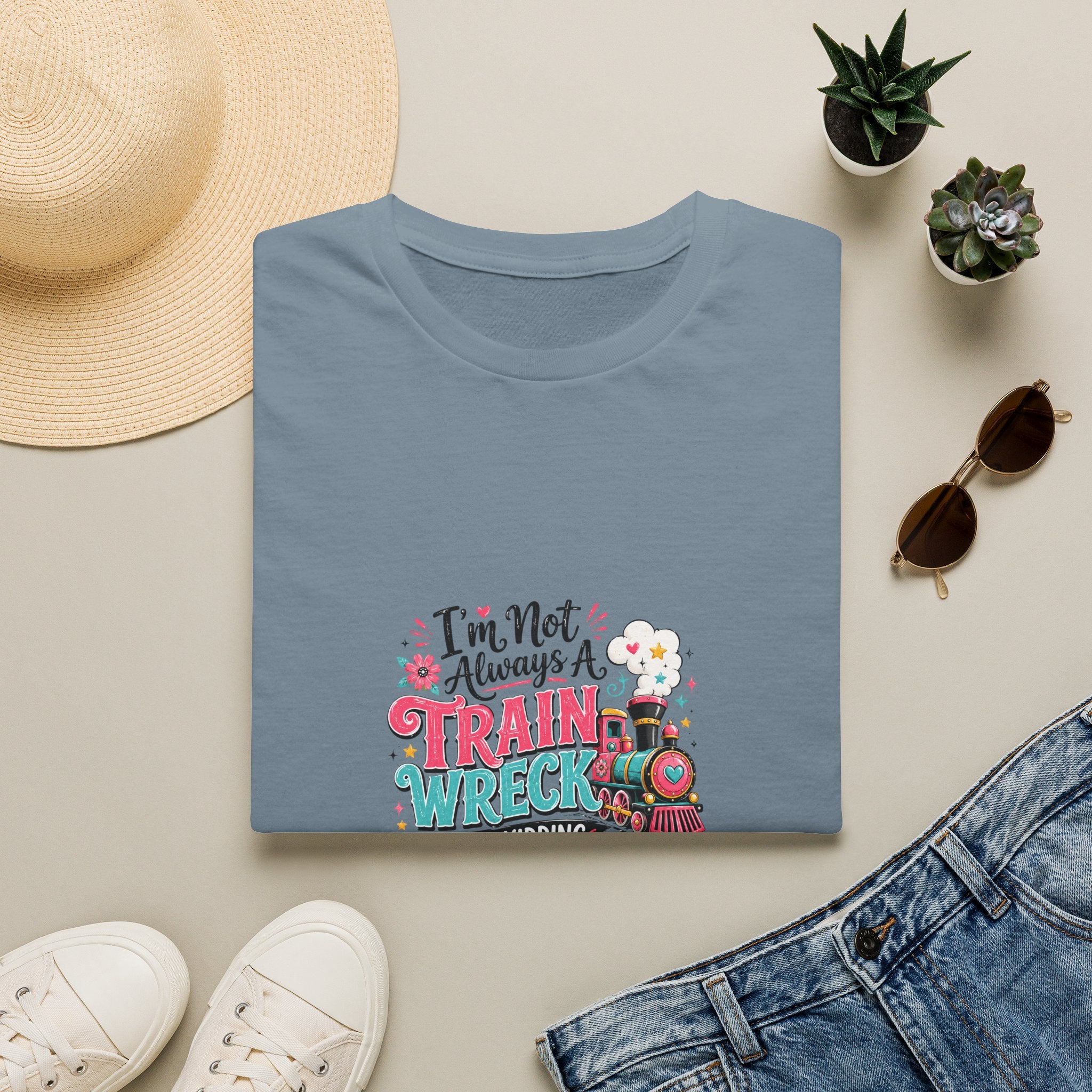 I'm Not Always a Trainwreck Toot Toot T-Shirt — Funny Sarcastic Gift for Her