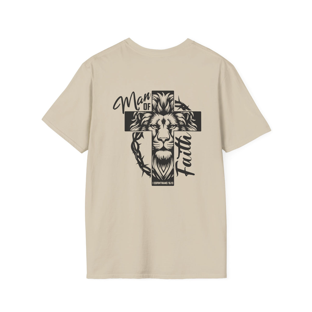Cross with Crown of Thorns T-Shirt — Christian Faith Tee
