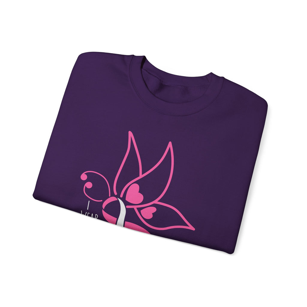 I Wear Pink for My Daughter Breast Cancer Sweatshirt