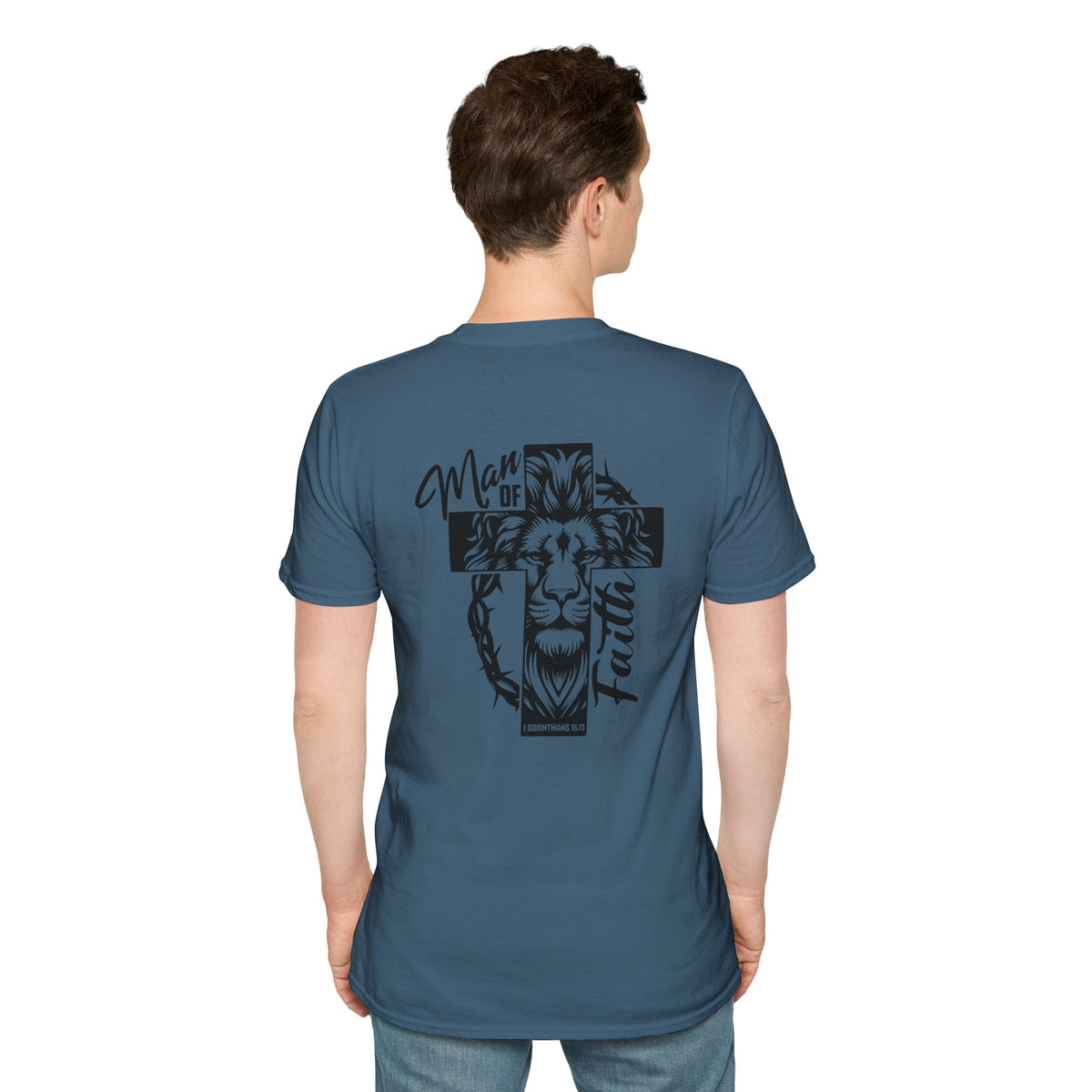 Cross with Crown of Thorns T-Shirt — Christian Faith Tee