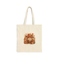 Autumn Gnome Harvest Canvas Tote Bag — Cute Fall Gift for Women Market Shopper