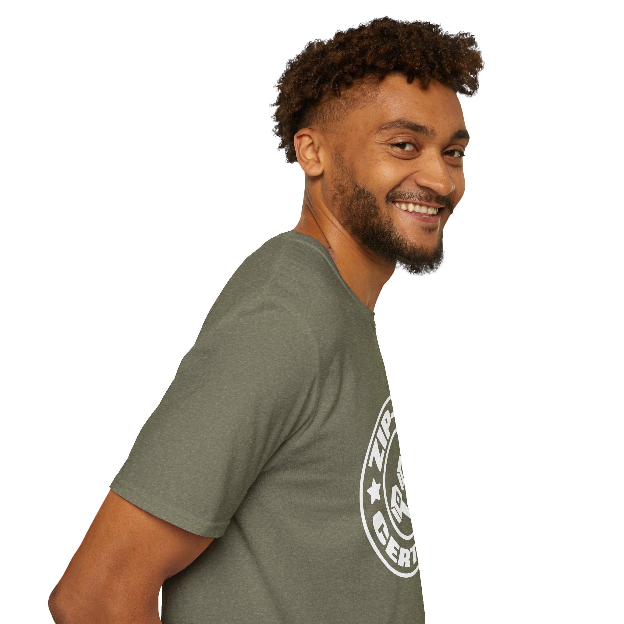 Zip-Tie Certified T-Shirt — Funny Handyman Gift for Him Bold Graphic Tee