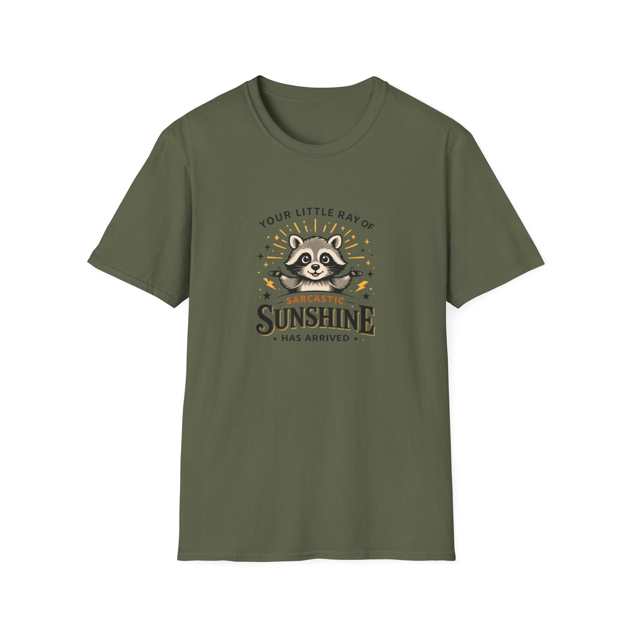 Your Little Ray of Sarcastic Sunshine Raccoon T-Shirt — Funny Gift for Her