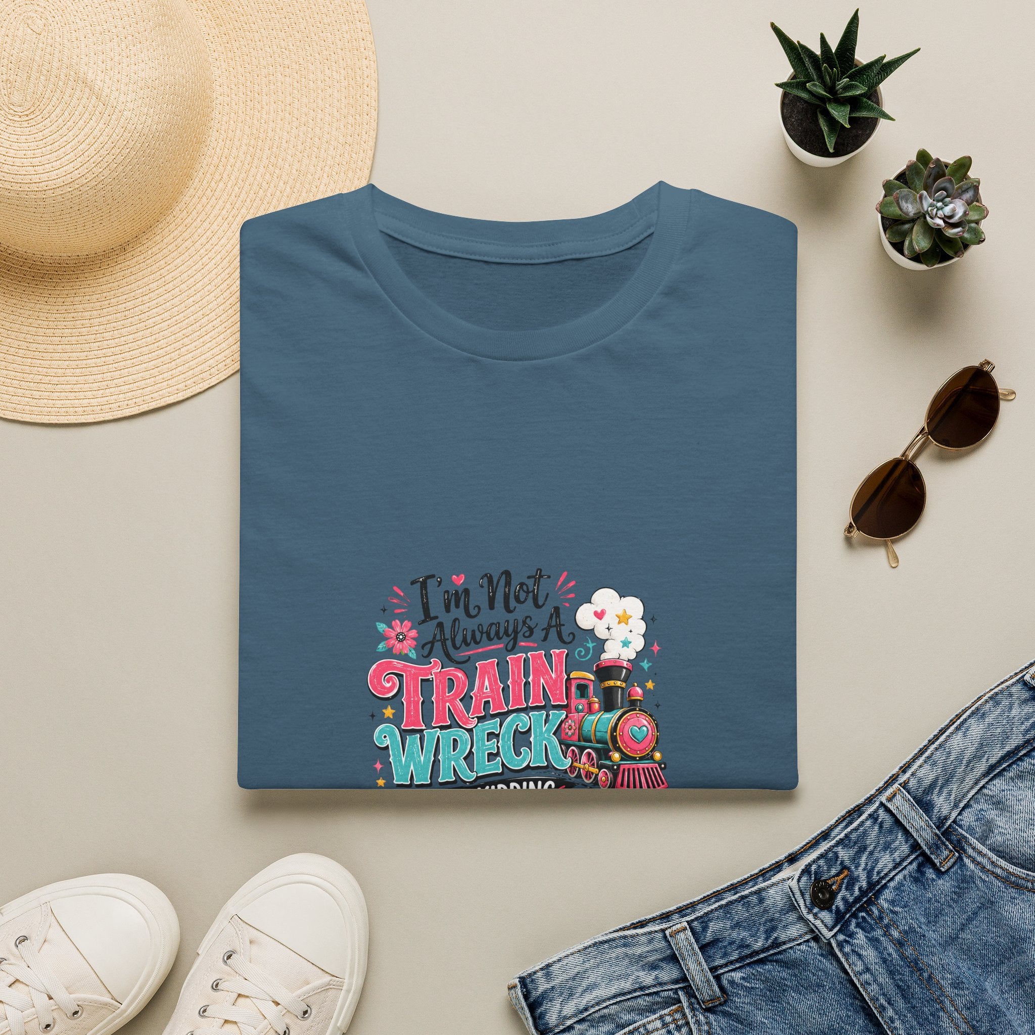 I'm Not Always a Trainwreck Toot Toot T-Shirt — Funny Sarcastic Gift for Her