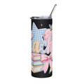 Cute Pastel Books & Apple Teacher Tumbler — Cute Appreciation Gift for Teachers 20oz