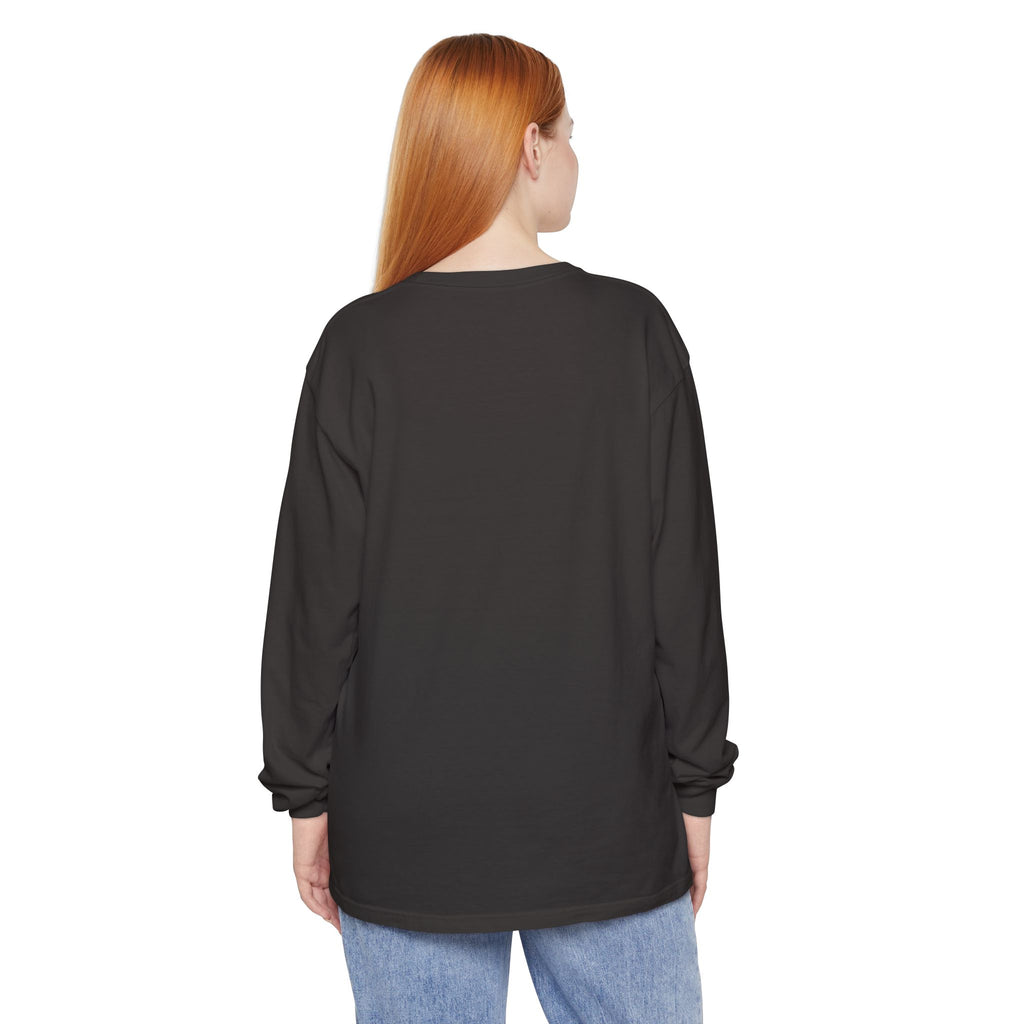 Thankful For Crewneck Long Sleeve Tee — Fall Thanksgiving Gratitude Shirt