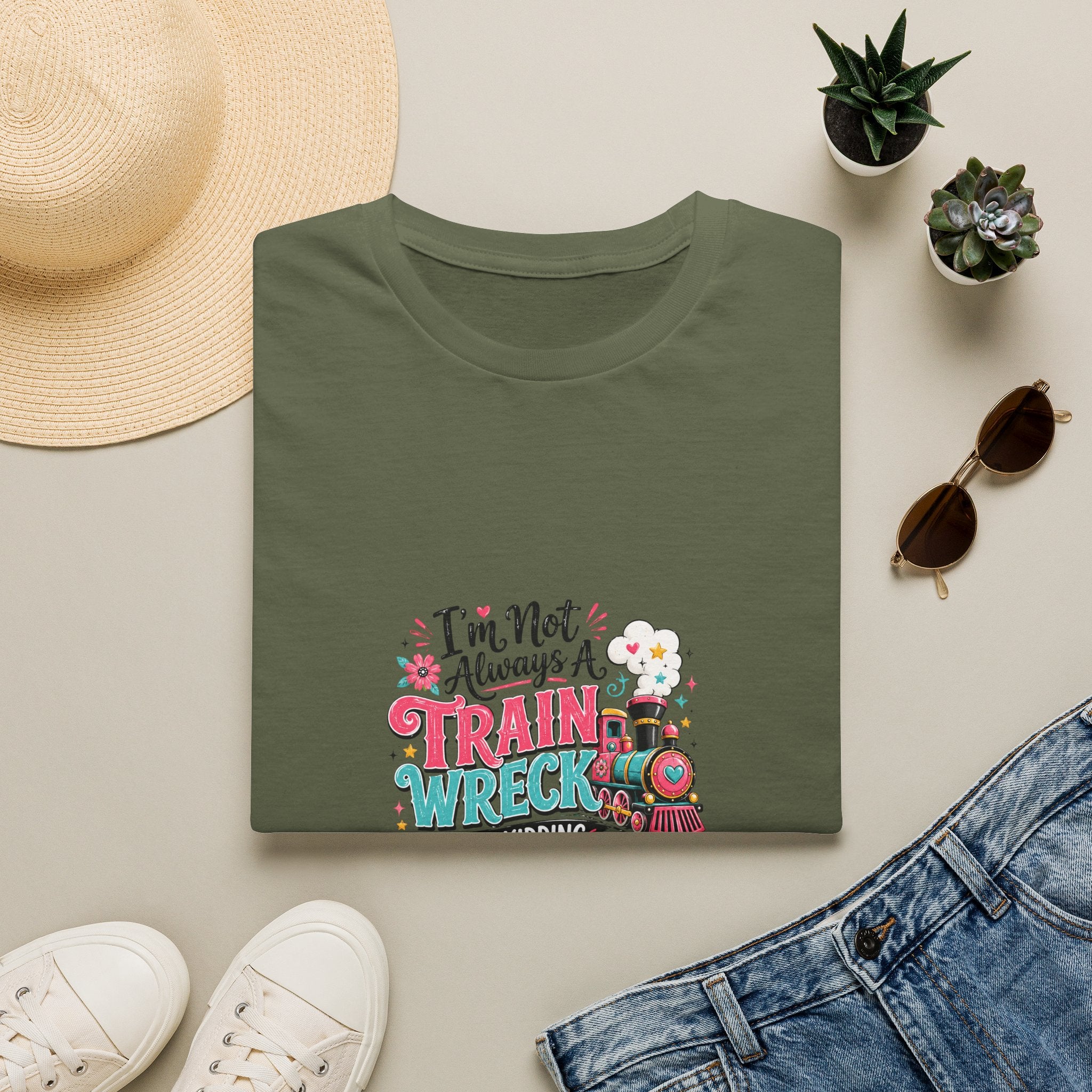 I'm Not Always a Trainwreck Toot Toot T-Shirt — Funny Sarcastic Gift for Her