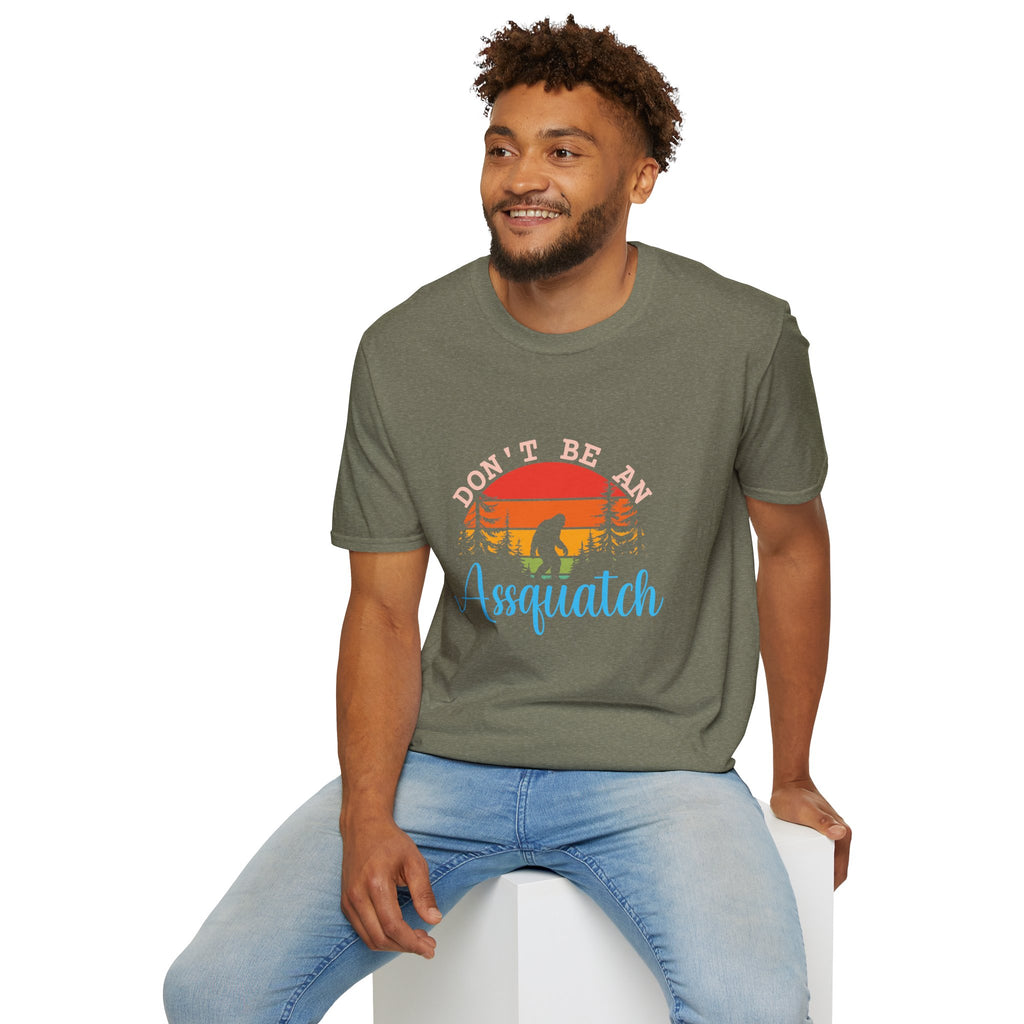 Don't Be An Assquatch T-Shirt — Funny Bigfoot Gift Sasquatch Sunset Graphic Tee
