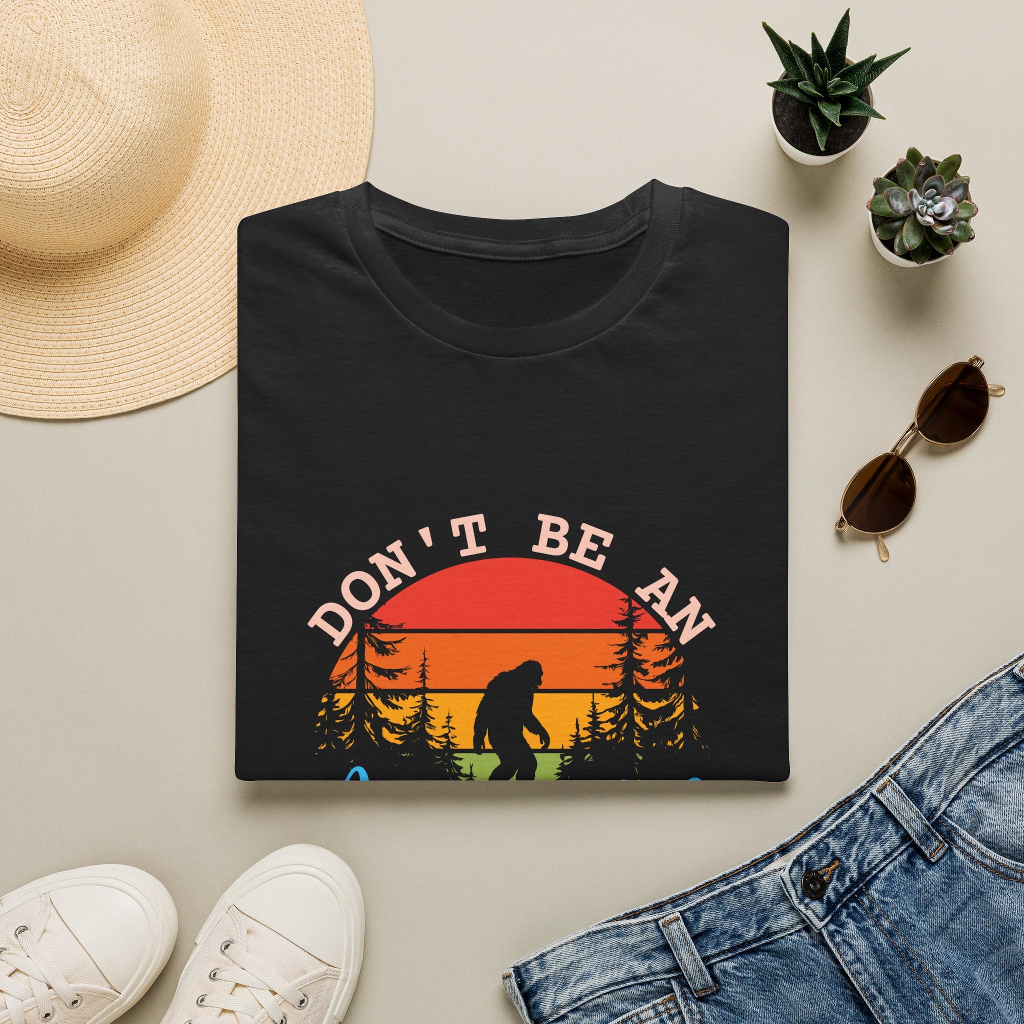 Don't Be An Assquatch T-Shirt — Funny Bigfoot Gift Sasquatch Sunset Graphic Tee