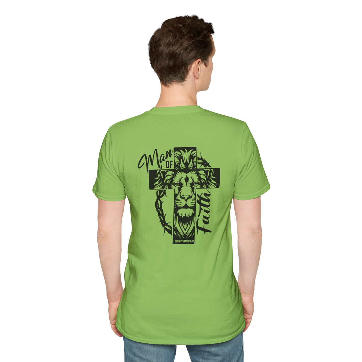 Cross with Crown of Thorns T-Shirt — Christian Faith Tee