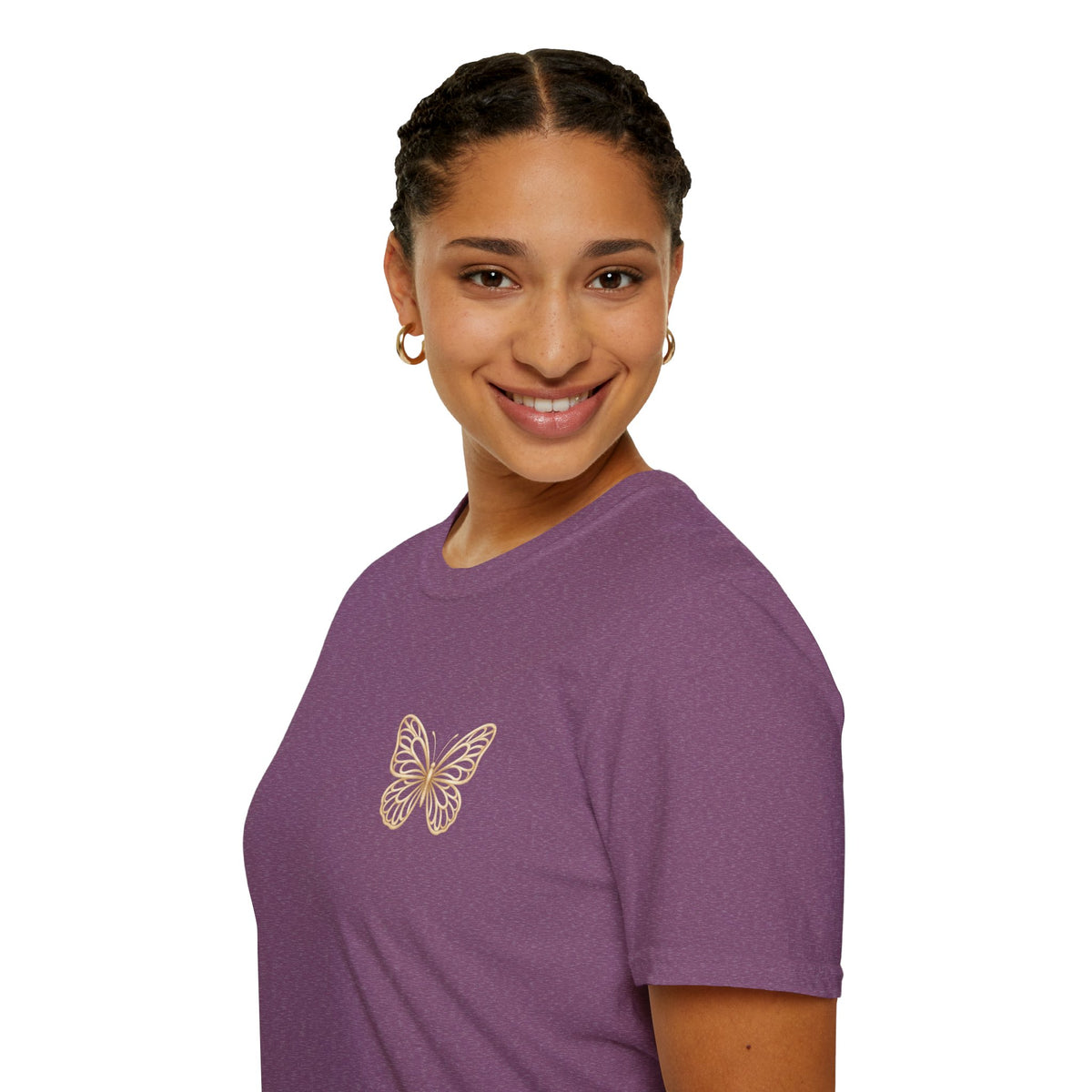 Created with a Purpose Butterfly T-Shirt Faith Graphic Tee