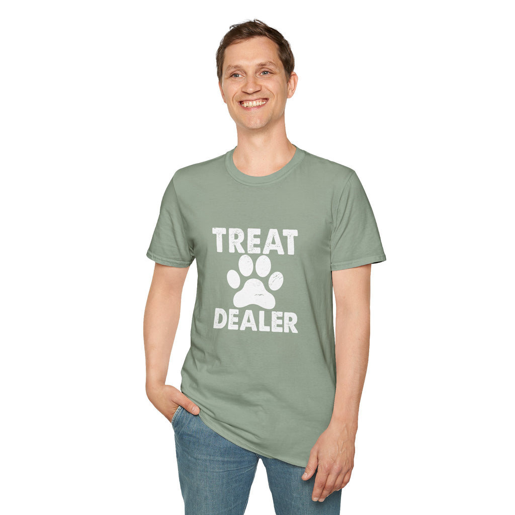 Treat Dealer T-Shirt — Funny Dog Paw Pet Lover Tee