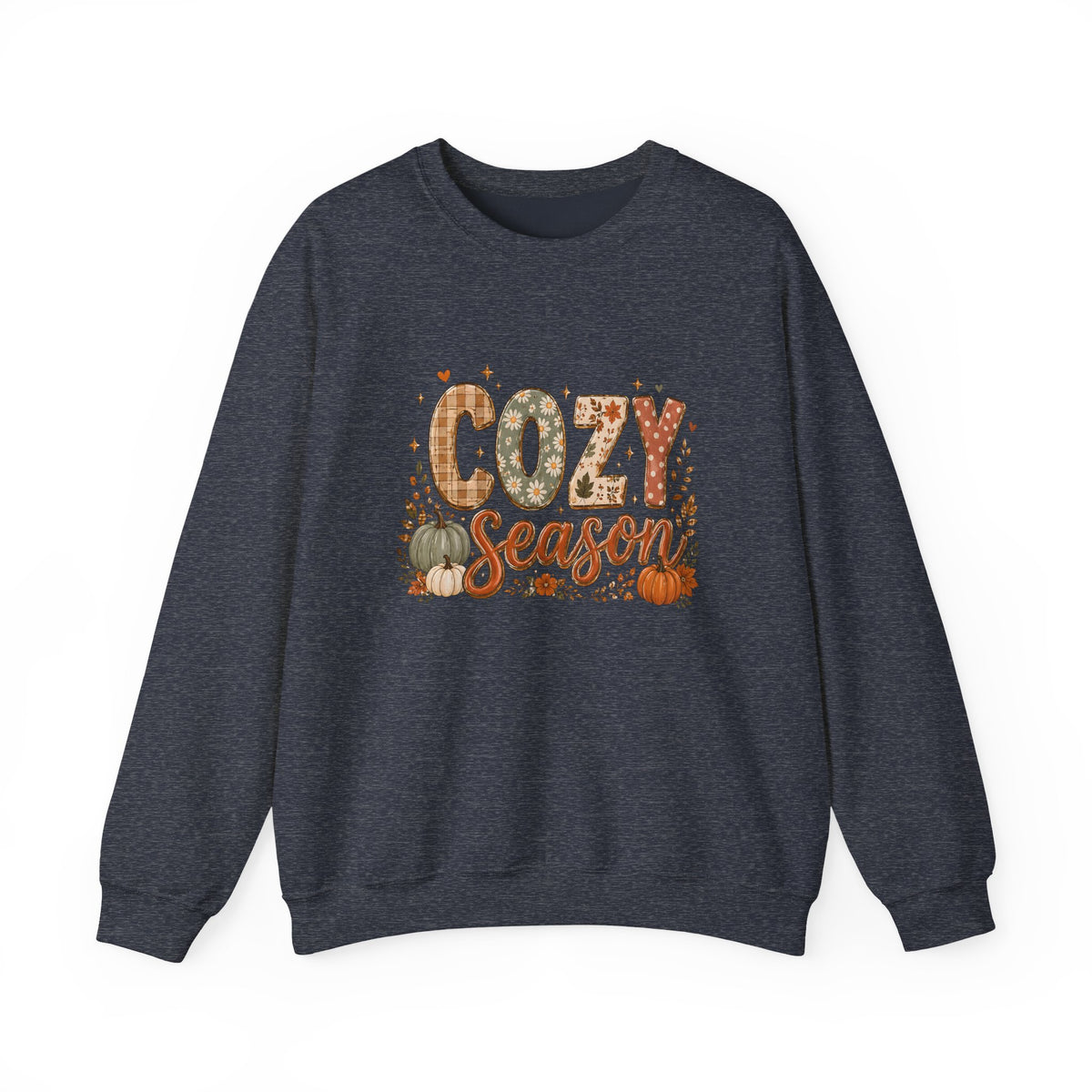 Cozy Season Autumn Pumpkin Crewneck Sweatshirt