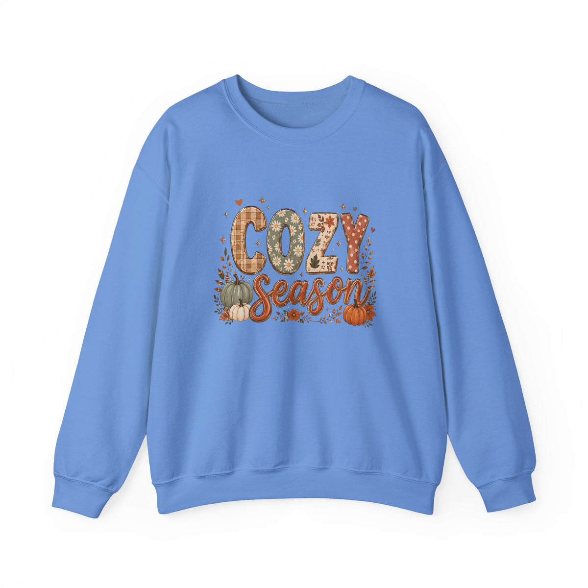 Cozy Season Autumn Pumpkin Crewneck Sweatshirt