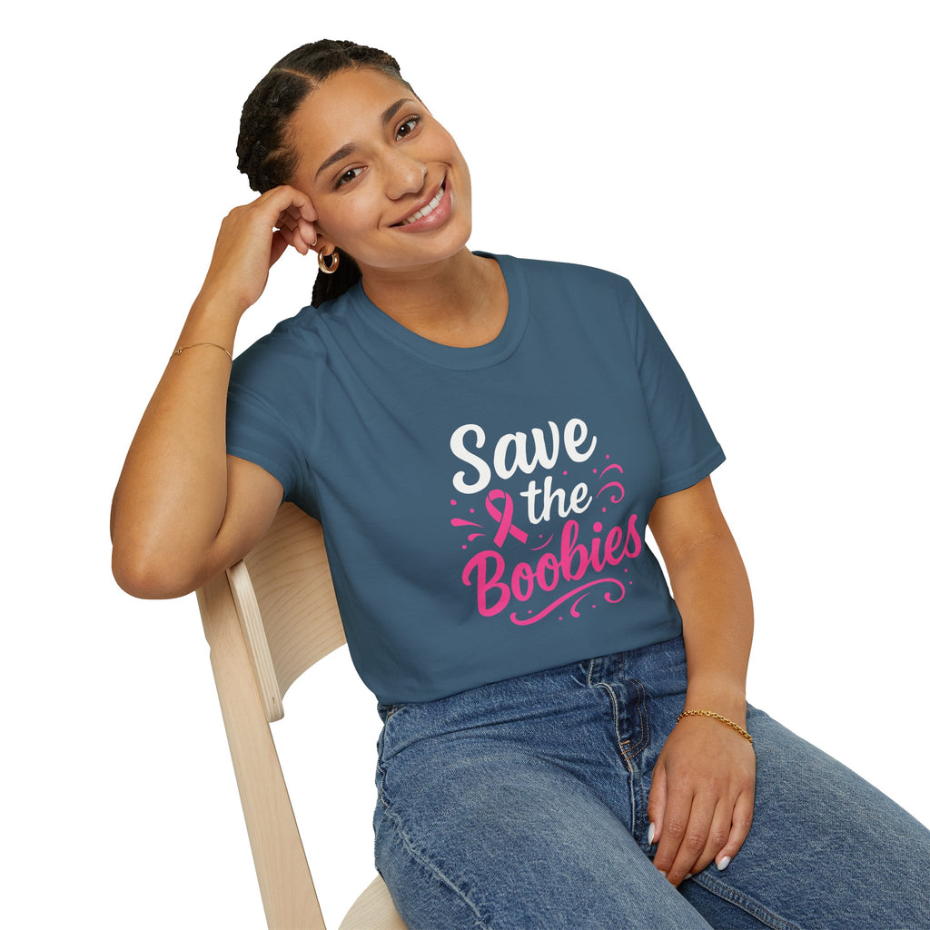 Save the Boobies Breast Cancer Awareness T-Shirt