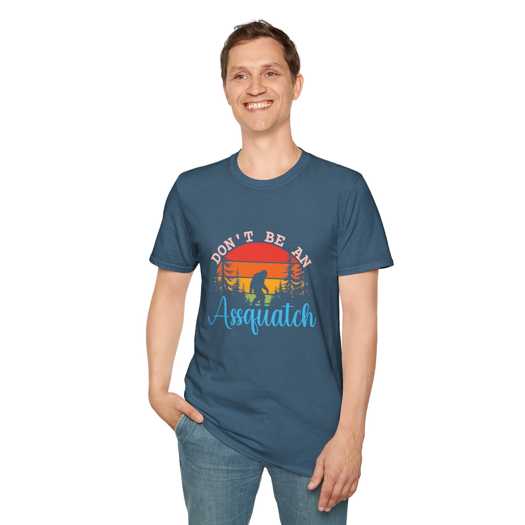 Don't Be An Assquatch T-Shirt — Funny Bigfoot Gift Sasquatch Sunset Graphic Tee