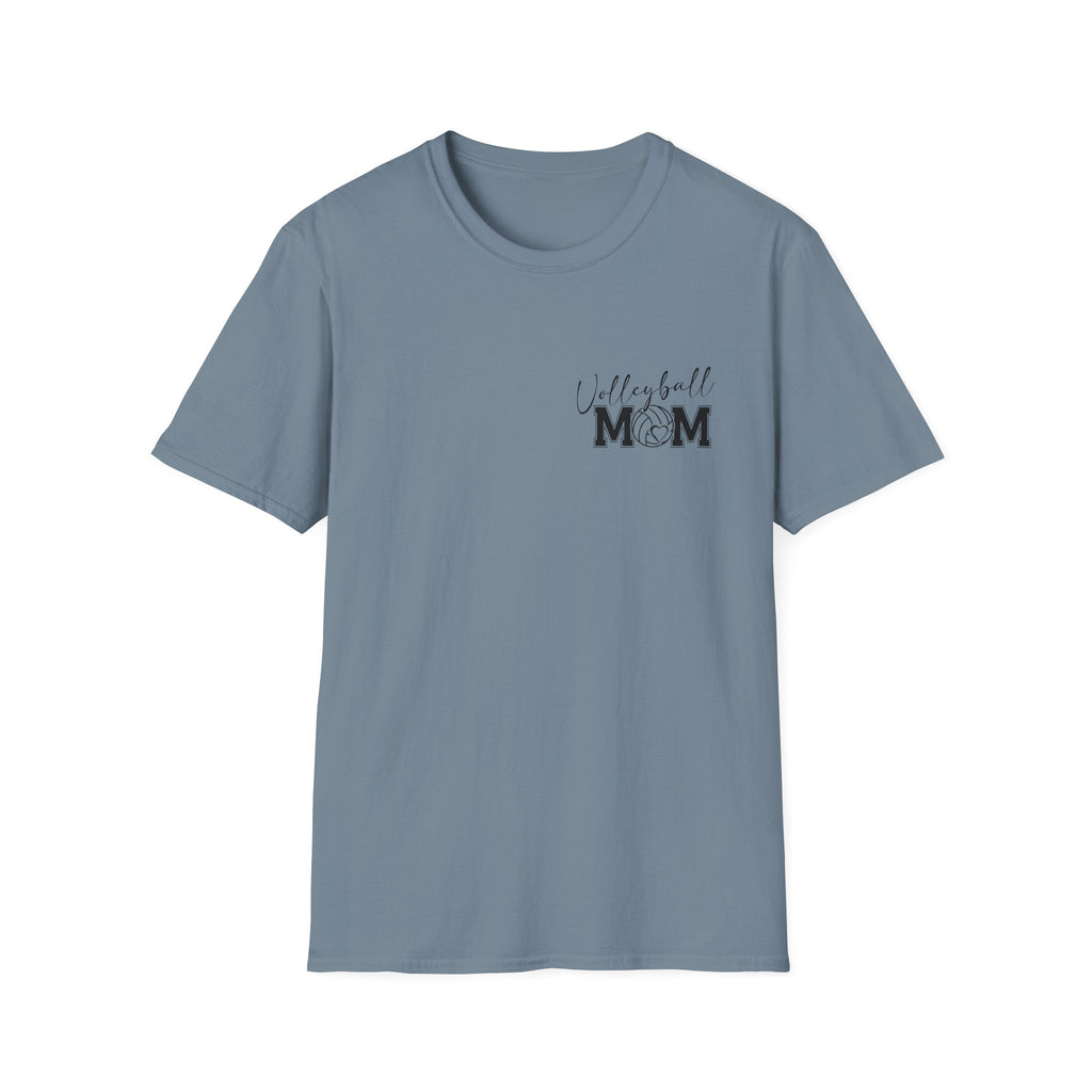 Volleyball Mom T-Shirt — Cute Game Day Gift for Sports Moms Script Graphic Tee