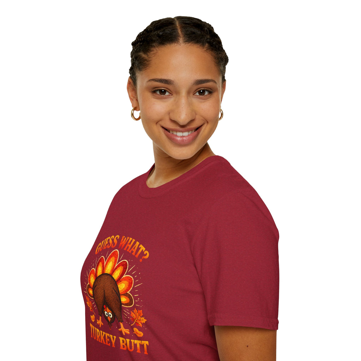 Turkey Butt T-Shirt — "Guess What?" Funny Thanksgiving Tee