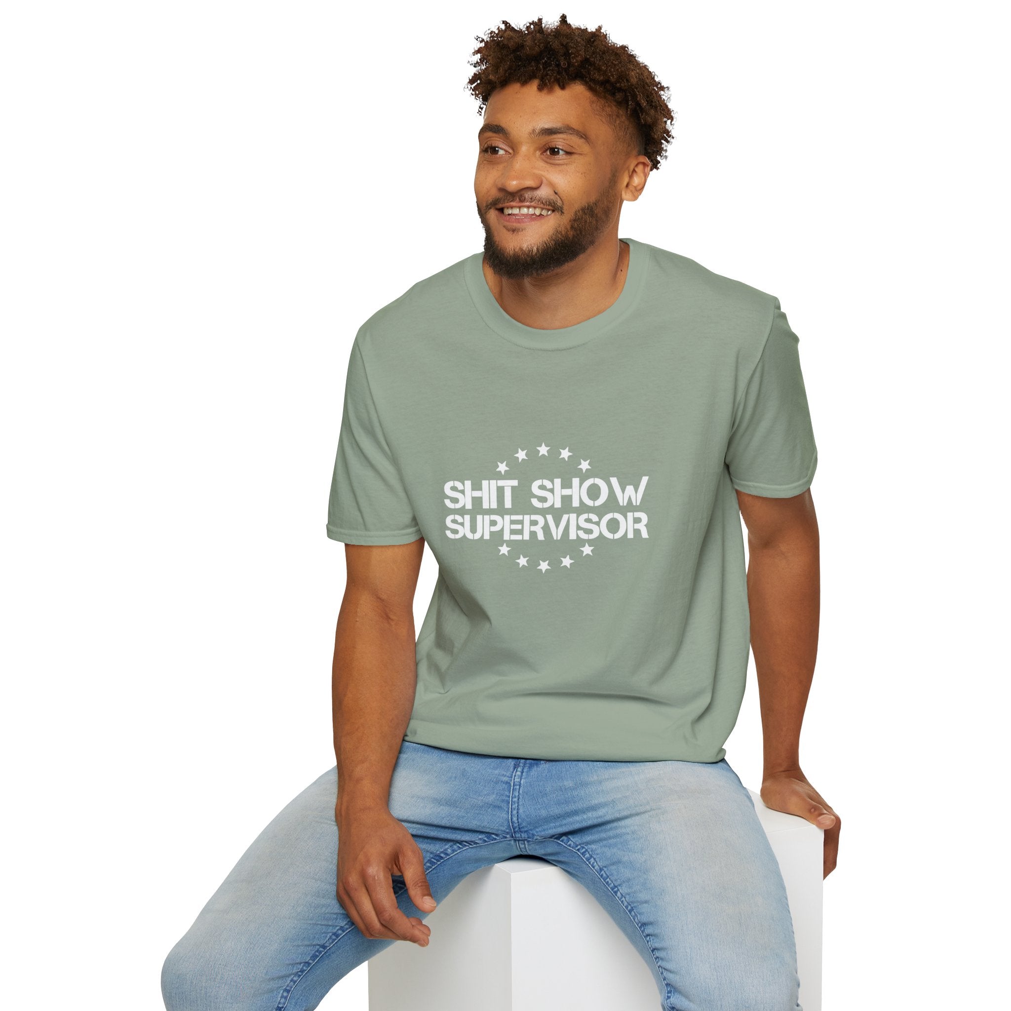 Shit Show Supervisor T-Shirt — Funny Sarcastic Gift for Her Work Humor Graphic Tee