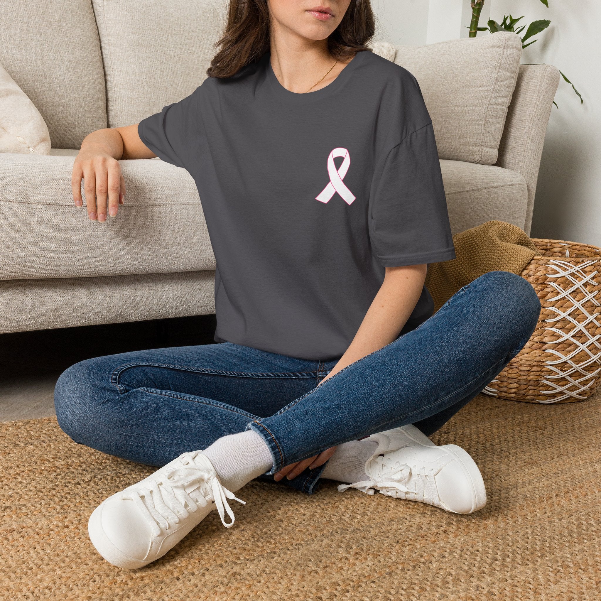Cancer Grabbed My Boob Now I'm Going to Kick Its Ass T-Shirt — Funny Breast Cancer Awareness Gift