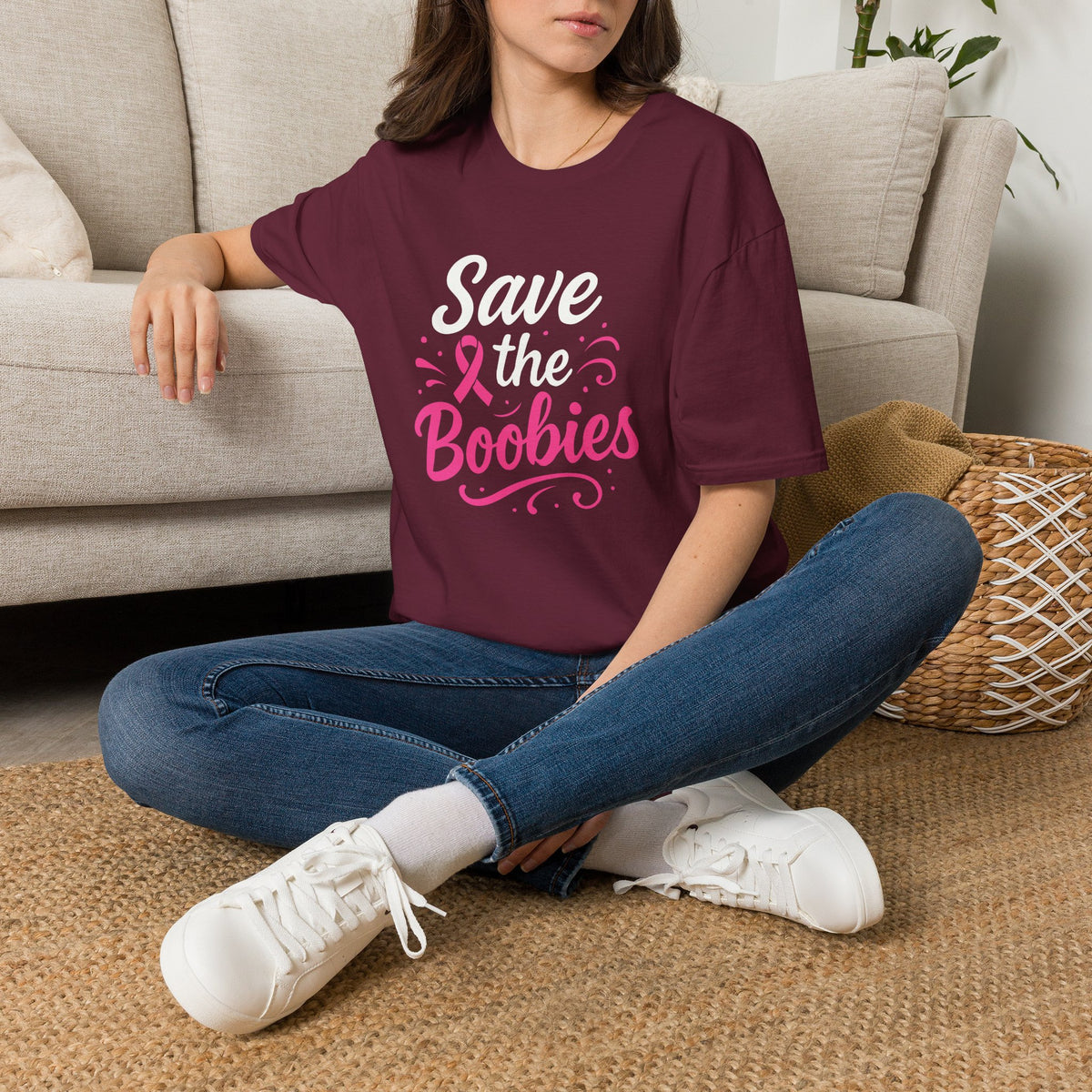 Save the Boobies Breast Cancer Awareness T-Shirt
