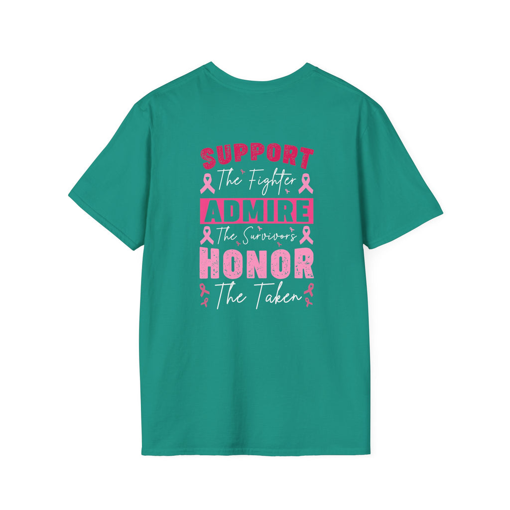 Breast Cancer Awareness Ribbon T-Shirt — Pink Ribbon Support Tee
