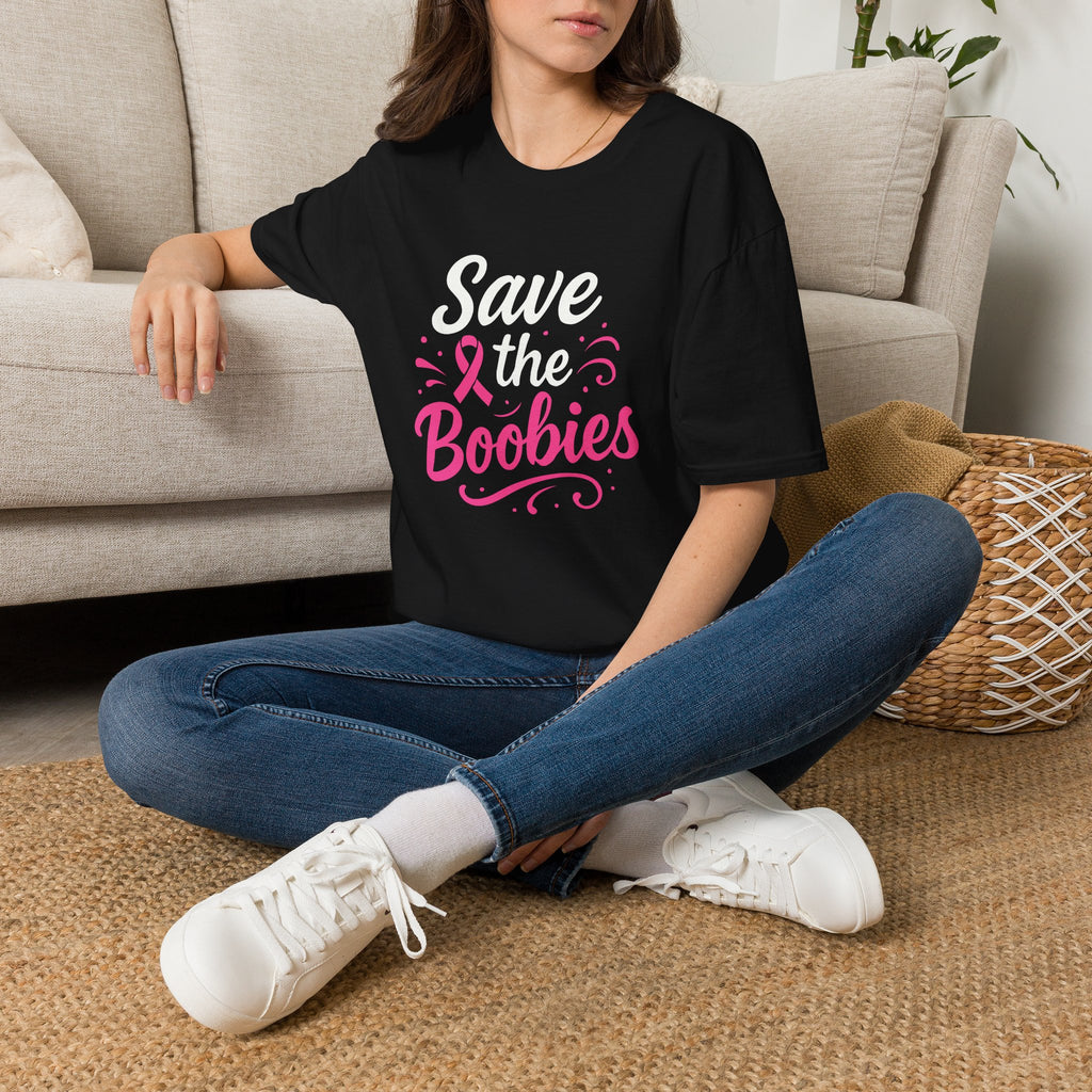 Save the Boobies Breast Cancer Awareness T-Shirt