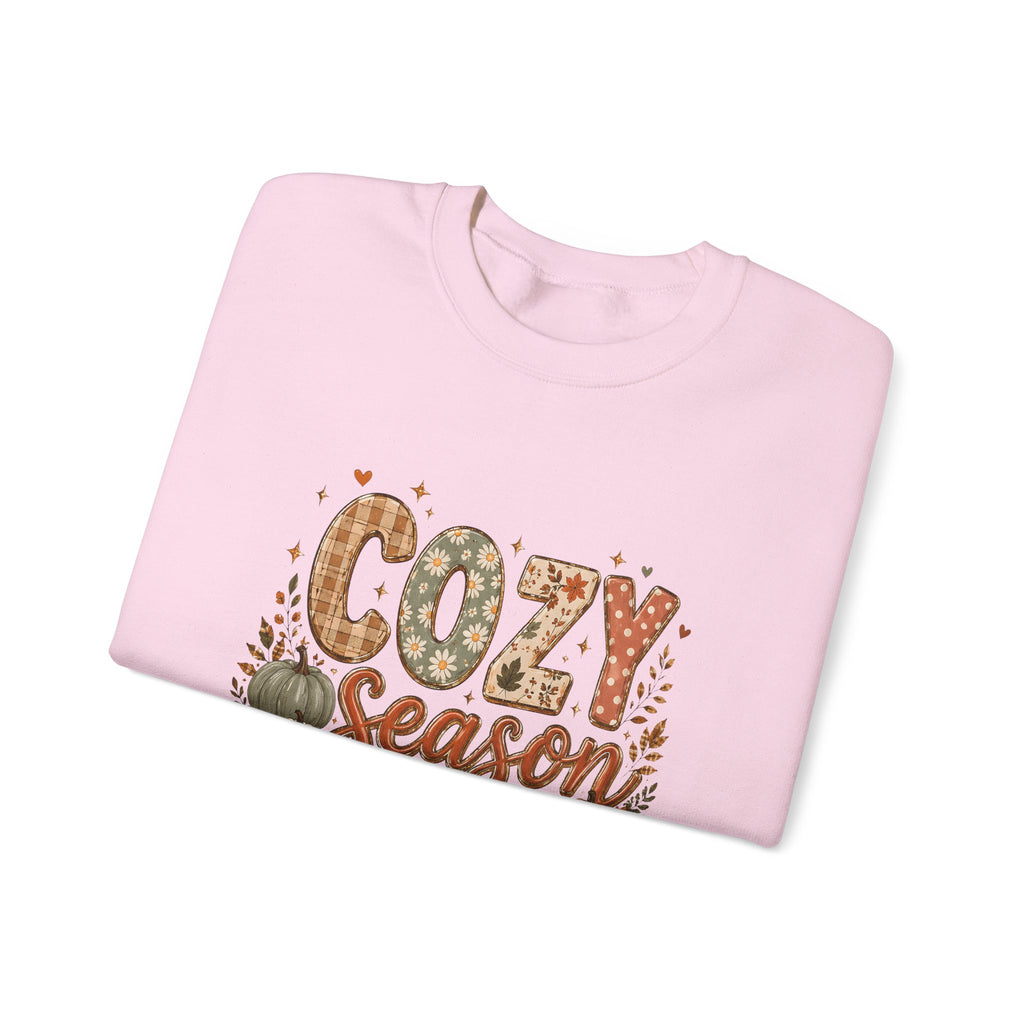 Cozy Season Autumn Pumpkin Crewneck Sweatshirt