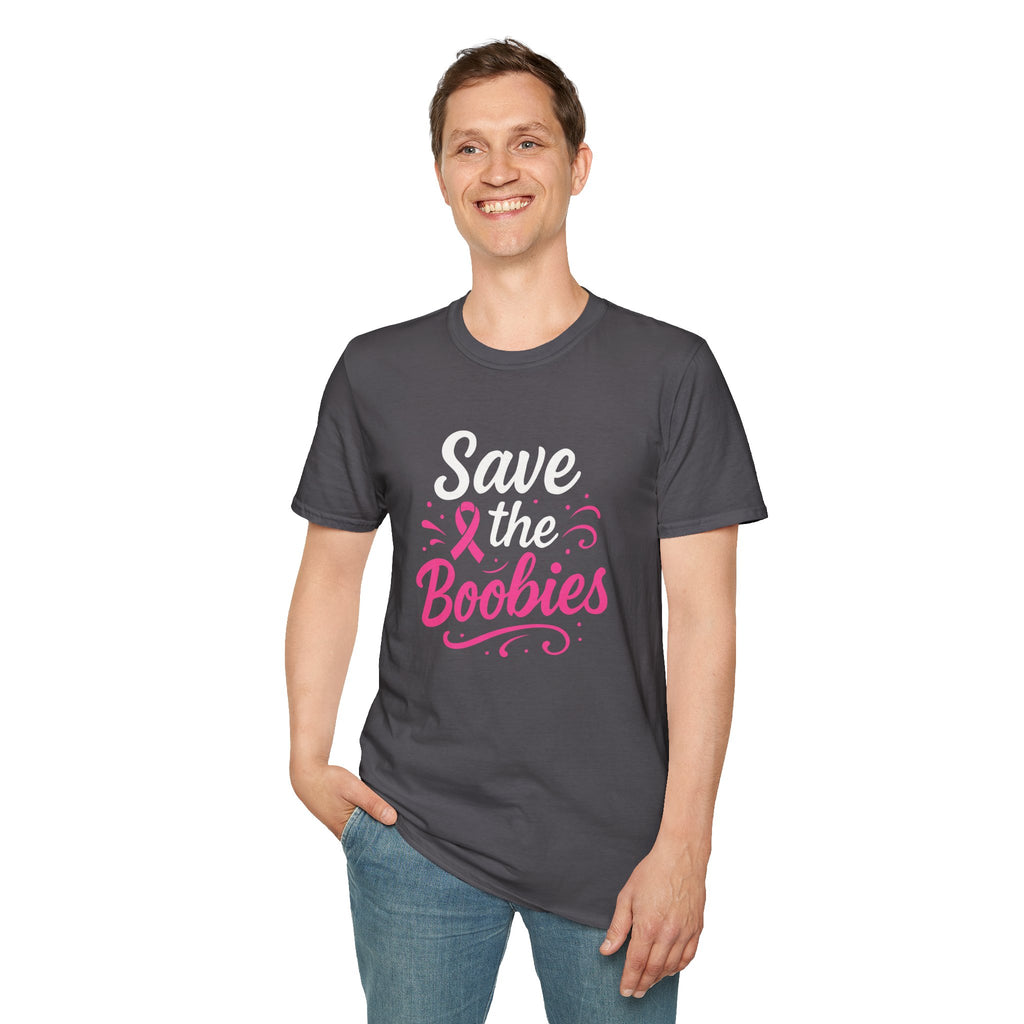 Save the Boobies Breast Cancer Awareness T-Shirt